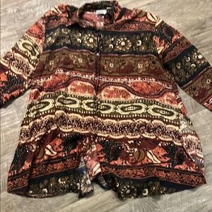 Men’s Vintage Button-Up Shirt via max